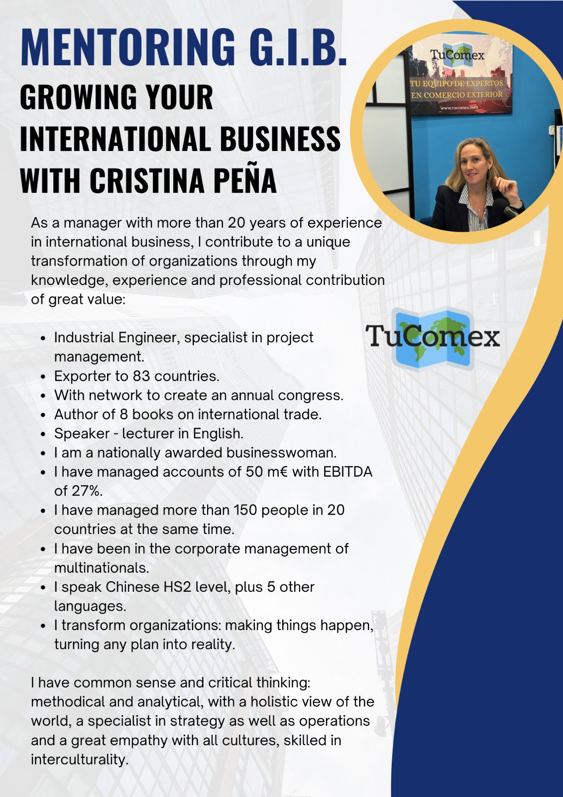 MENTORING GROWING YOUR INTERNATIONAL BUSINESS