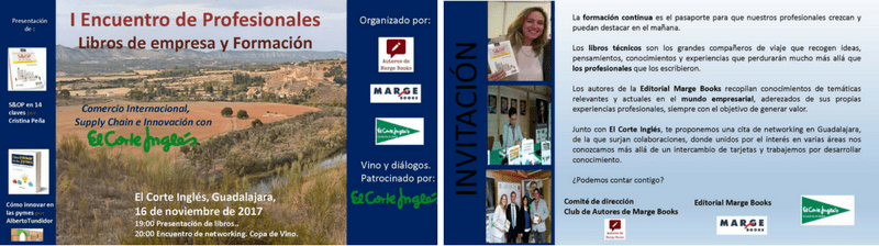Invitación evento ECI dos caras