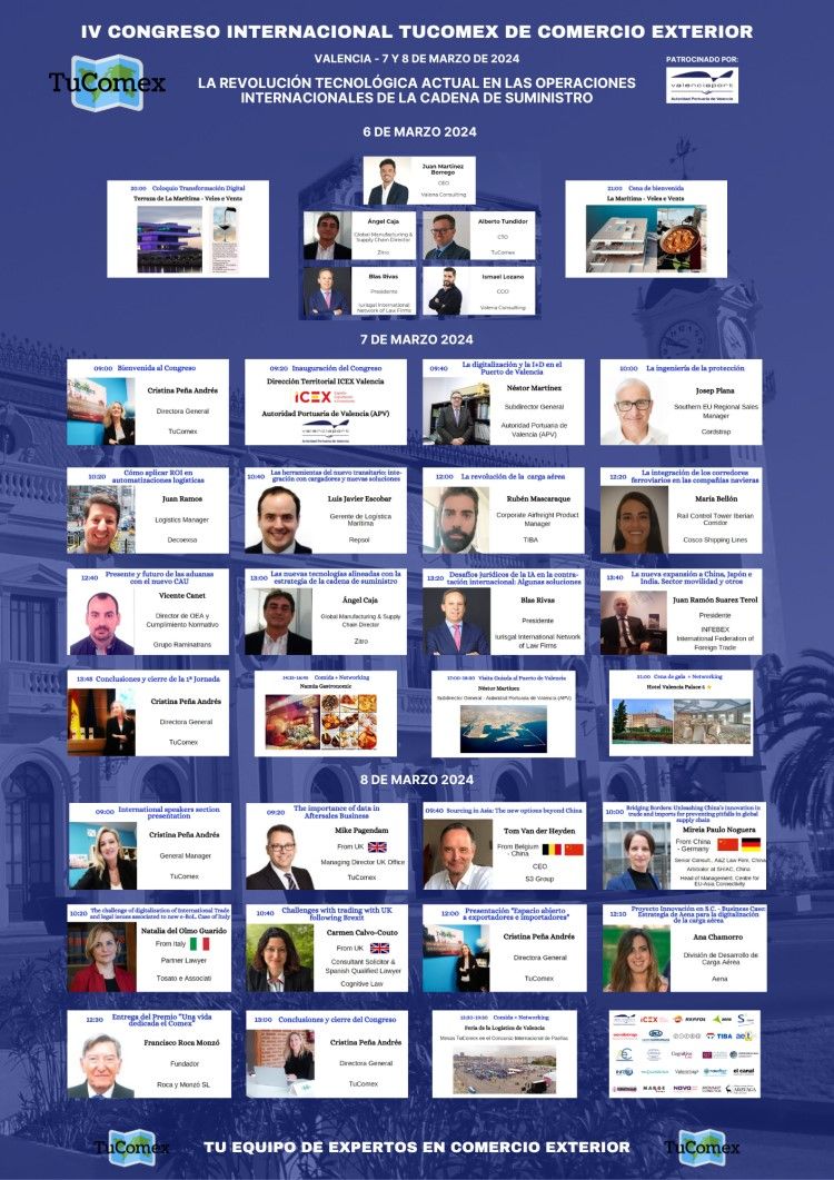 CARTEL PROGRAMACIÓN IV CONGRESO INTERNACIONAL TUCOMEX