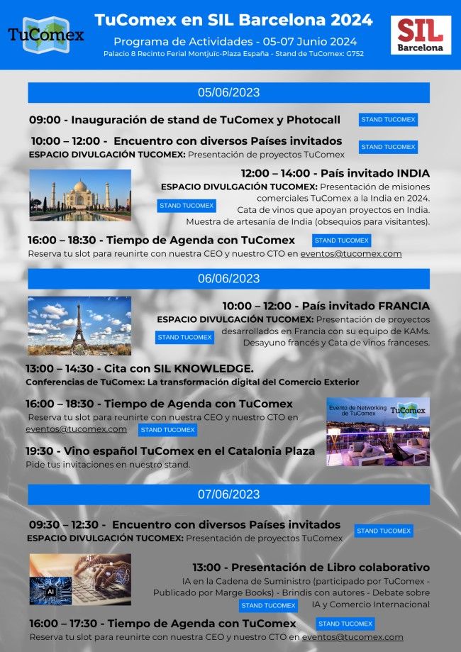 PROGRAMA ACTIVIDADES TUCOMEX SIL 2024