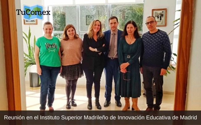 Reunión en el Instituto Superior Madrileño de Innovación Educativa de Madrid
