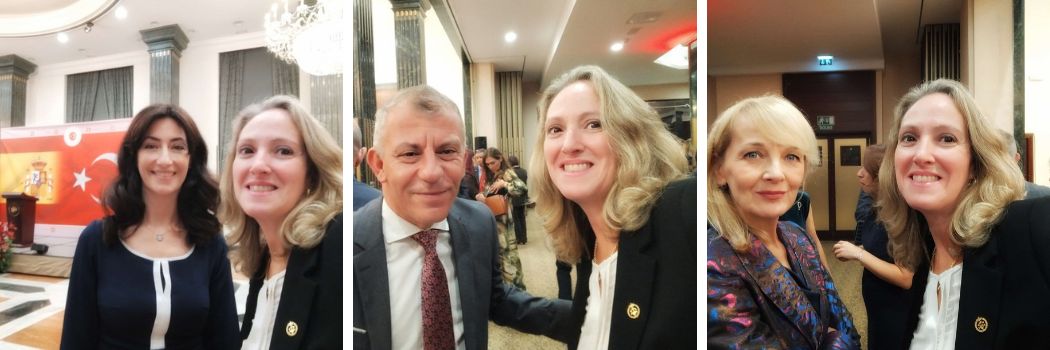 Mes de eventos fantásticos para el network más humano e internacional - Cóctel en la recepción de la embajada de Turquía