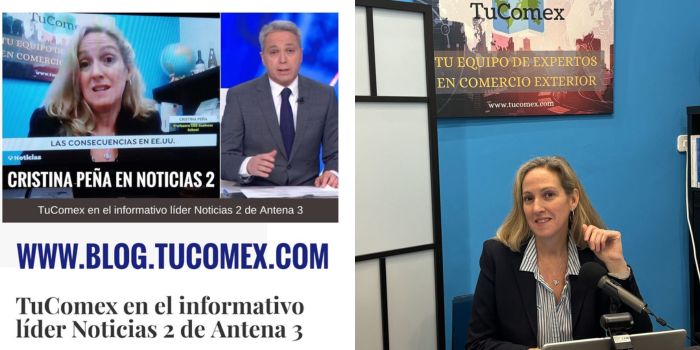 Entrevistada en los informativos de máxima audiencia - Antena 3 en despacho de Cristina