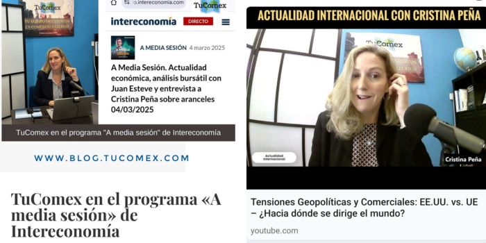 Entrevistada en los informativos de máxima audiencia - Intereconomía
