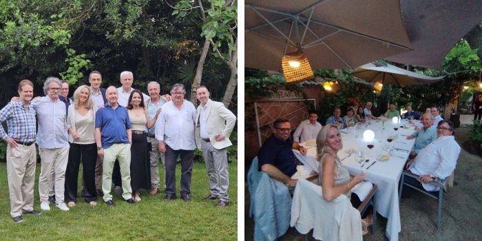 Primavera de eventos internacionales - Cena celebración libro