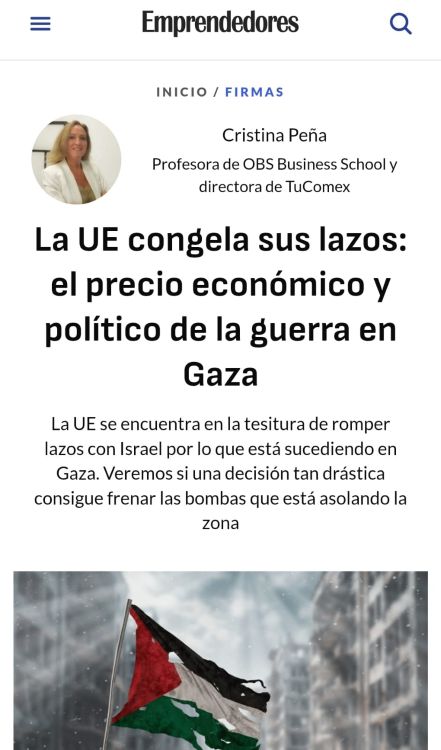 Gaza Paz o pausa - Análisis del acuerdo firmado en Egipto- Emprendedores