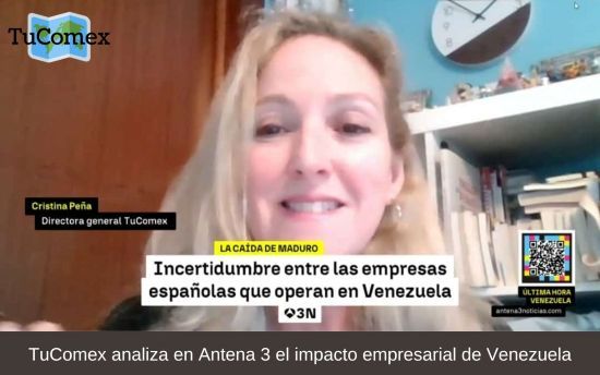TuComex analiza en Antena 3 el impacto empresarial de Venezuela