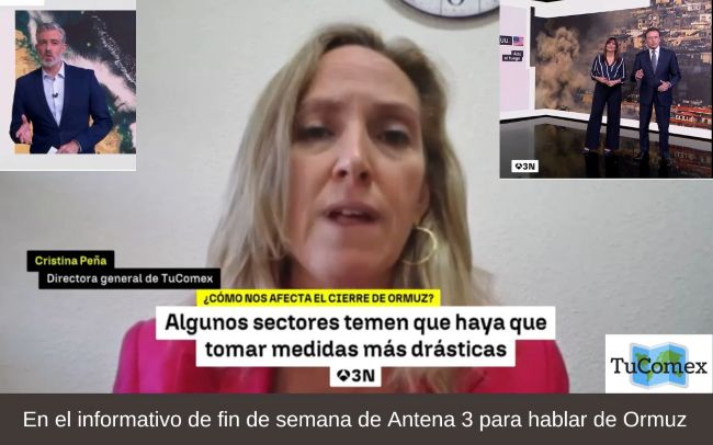 En el informativo de fin de semana de Antena 3 para hablar de Ormuz