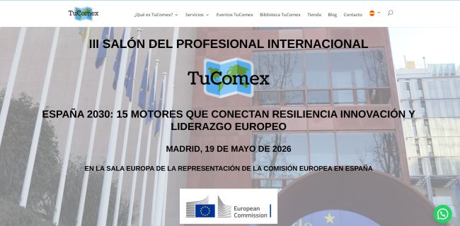 Web del III Salón del Profesional Internacional
