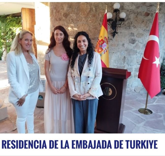 Recepción en la residencia de la embajadora de Turquía