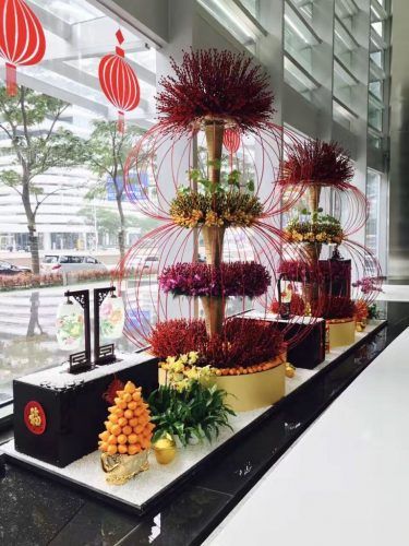 Decoración comercio en China
