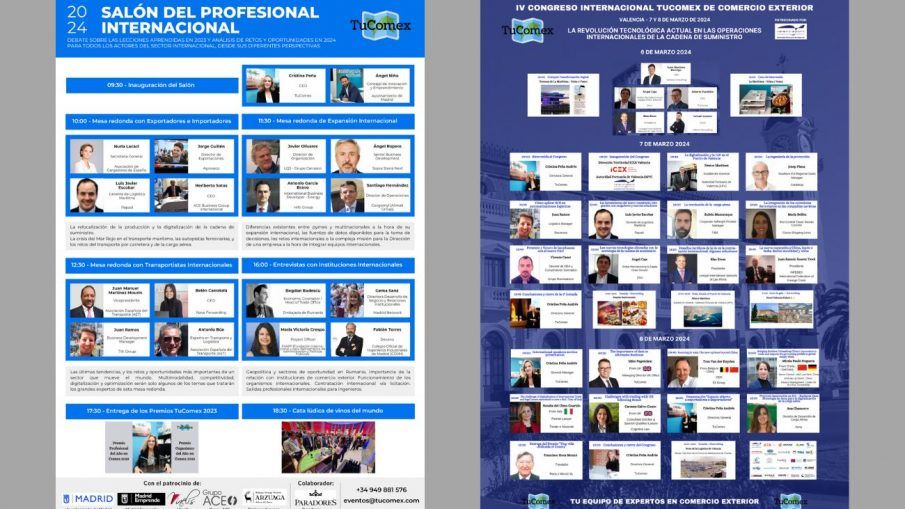 Del Salón del Profesional Internacional al IV Congreso TuComex de Comercio Exterior